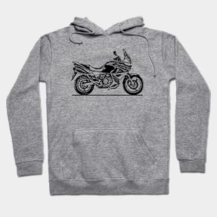 XL1100V Varadero Motorcycle Sketch Art Hoodie